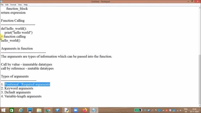 Python functions Explanation with examples / Types of Arguments in Python смотреть онлайн