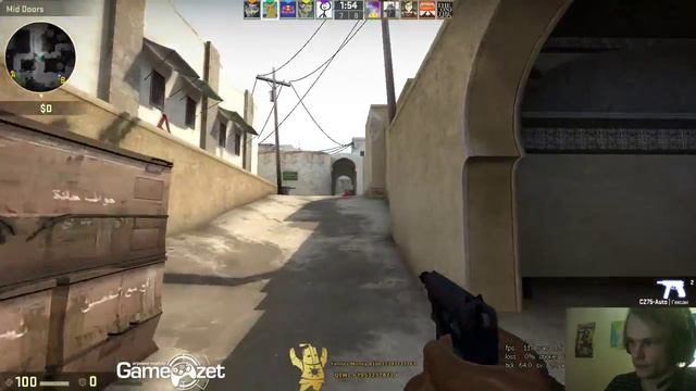 Pashka и GNSersh играют CS:GO смотреть онлайн