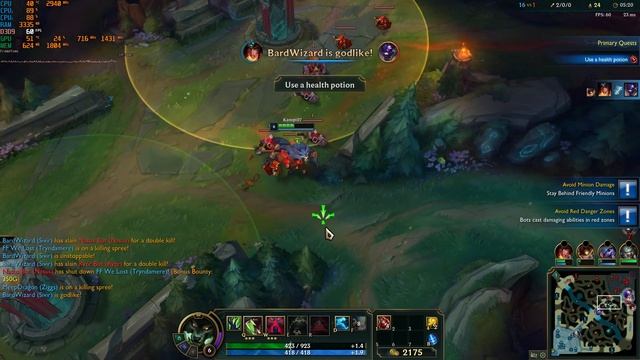 League of Legends on Pentium Dual-Core E6500 2.93GHz GTX 460 1080p High смотреть онлайн