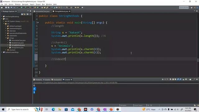 Java Certification-OCA| Manipulating Strings, String Pool, String functions, Immutability & More смотреть онлайн