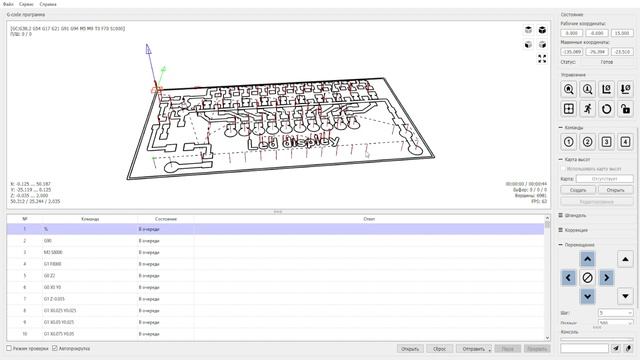 CNC 3018 PRO -Z щуп и косяки с картой высот смотреть онлайн