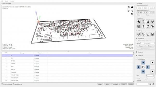 CNC 3018 PRO -Z щуп и косяки с картой высот