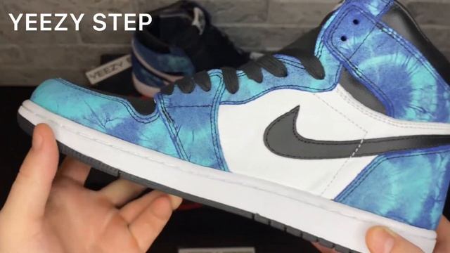 Кроссовки Nike Air Jordan 1 High OG Tie-Dye смотреть онлайн