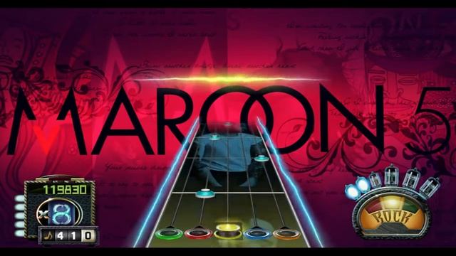Guitar Hero / FoF - Maroon 5 - Won't Go Home Without You - Experto 100% смотреть онлайн