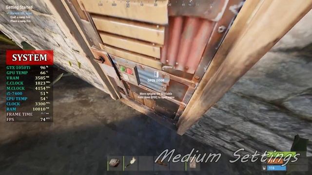 Rust | GTX 1050 Ti + i5-7400 | Low vs. Medium vs. High vs. Ultra | 1080p смотреть онлайн