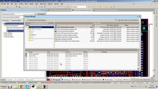 Altium Designer. Восстановление резервного сохранения. смотреть онлайн