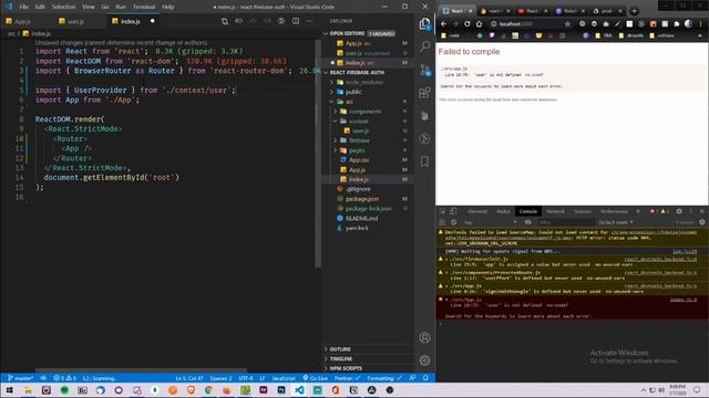 React Firebase Authentication Login/Sign Up #5 смотреть онлайн