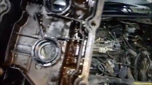 Nissan Teana замена прокладки клапанной крышки, замена сальников свечных колодцев