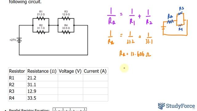 Circuit 2 | Find the Voltage and Current Across Each Resistor (Part 1) смотреть онлайн