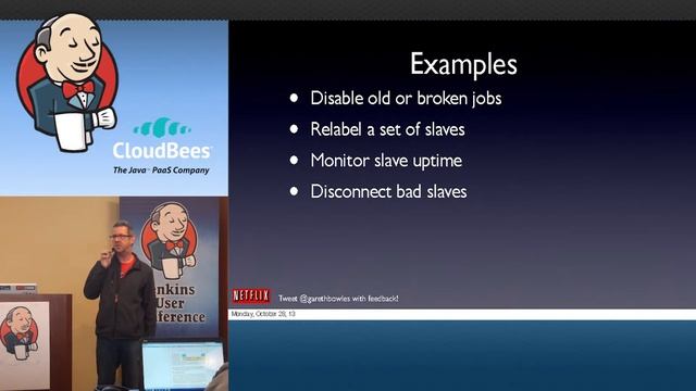 2013 JUC Palo Alto - Gareth Bowles - Managing Jenkins with Jenkins смотреть онлайн