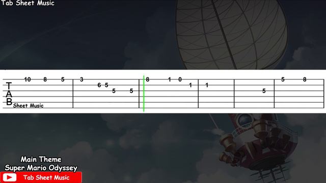 Super Mario Odyssey - Main Theme Guitar Tutorial смотреть онлайн
