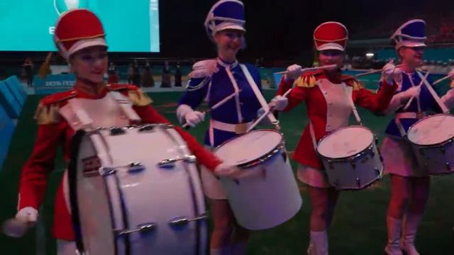 Парад барабанщиков "DrumПарад" Народный коллектив Шоу Группа Барабанщиц «Малая Охта» Санкт-Петербур смотреть онлайн