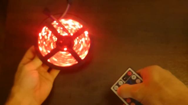 Посылка с Aliexpress - пульт дистанционного управления RGB LED лентой смотреть онлайн
