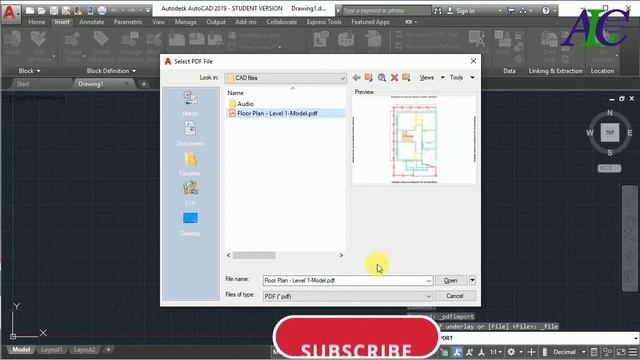 CARA IMPORT PDF KE AUTOCAD смотреть онлайн