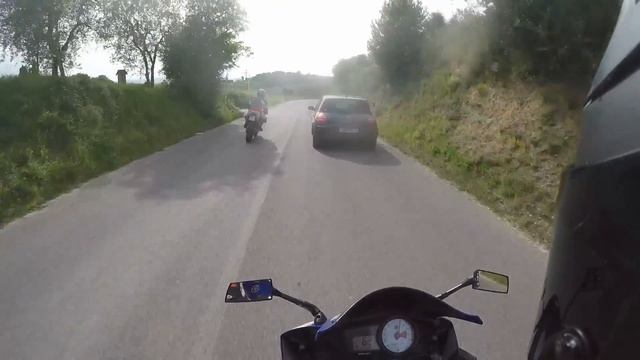 R125 ride Castellina in Chianti, Tuscany PARTE 2 смотреть онлайн