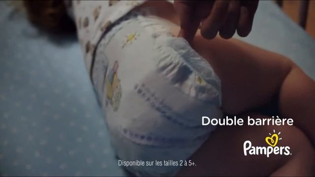 Pampers BabyDry - Double Barrière Anti Fuite 