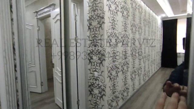 Недвижимость в Самарканде видео №48 3х комнатная квартира с люкс ремонтом Ул.Шоторуставели 86.000$ смотреть онлайн