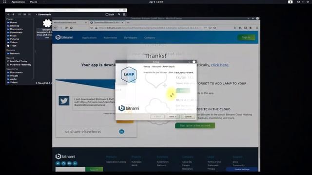 How to Install LAMP Stack on Kali Linux 2021.1 | Bitnami Linux Apache | Lamp Localhost | Local Seve смотреть онлайн