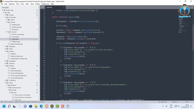 Formulario Login y Register con Bootstrap 5 y Codeigniter 4 - Video 3 смотреть онлайн