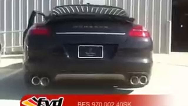 FVD Exhaust Porsche-Tuning Panamera Turbo with 200 cell cats and valves (BES 970 002 40SK) смотреть онлайн