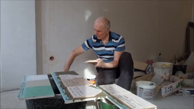 Лучший способ , приклеиваем кафель на гипсокартон Эксперимент 2 смотреть онлайн