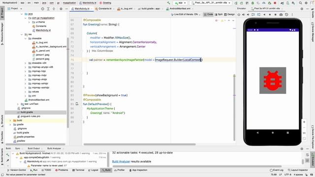 Image & ImageView in JetPack Compose and its properties & use, Android Development in Kotlin | Hind смотреть онлайн