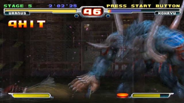 #775 Bloody Roar 3 (PS2) Hidden Bosses (1/2): Uranus (The Chimera) gameplay. смотреть онлайн