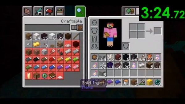 Minecraft Pe 1.17 Speedrun In 6 Minutes!