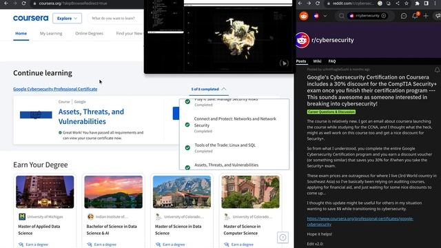 How I got my first job using Google's Cybersecurity Certificate on Coursera to make $87K per year смотреть онлайн