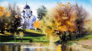 Акварельные пейзажи художника Галины Гомзиной