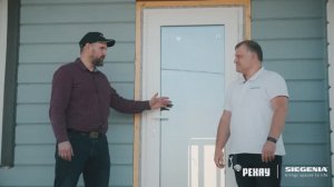 Особенности входных дверей ПВХ для загородного дома их профиля РЕХАУ Intelio 80.