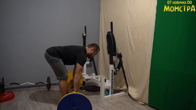 Дорога к Становой тяге 300кг/правильное положение спины смотреть онлайн