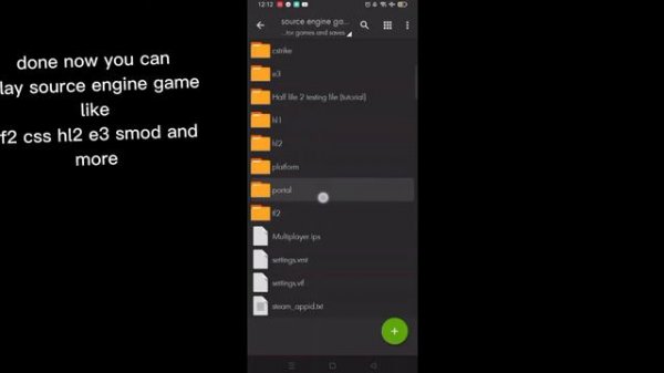how to use source engine on android