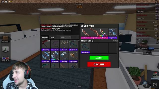 What Do People Offer For CHROMA COOKIECANE? (MM2) смотреть онлайн
