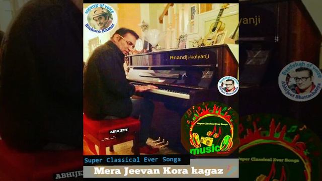 Mera Jeevan Kora Kagaz-Abhijeet Bhattacharya || Tribute to legends | kishore kumar| Anandji-Kalyanj смотреть онлайн