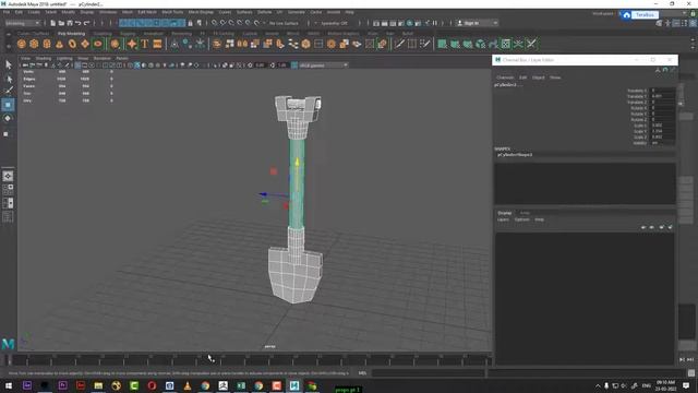 Stylized Shovel for Games Speed Art / maya /ZBrush /props pt 1|MAYA TO ZBRUSH |zbrush hindi tutoria смотреть онлайн