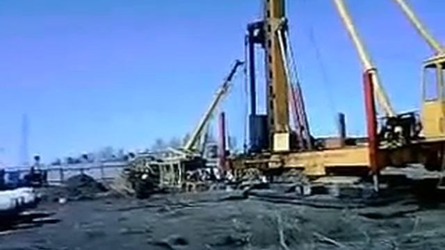 сваебойный копер в работе смотреть онлайн