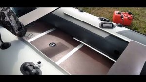 рыбалка в ЗКО, лодка Ривьера 3400 мотор HIDEA 9.8 первый спуск на воду, обкатка мотора, ловим бель
