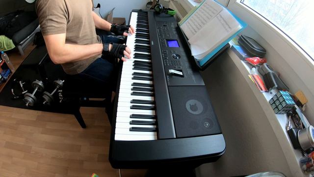 Jeopardy Theme Piano / Klavier Yamaha DGX-660b смотреть онлайн