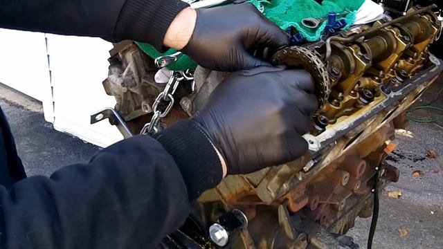 2002 Ford Explorer Timing Chain update 12-15-2012 Rear Cassette Removal смотреть онлайн