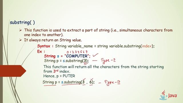 ? substring() , equals() , equalsIgnoreCase() || String || Day - 3 || ICSE смотреть онлайн