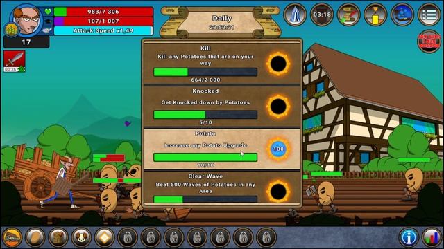 Farmer Against Potatoes Idle Gameplay смотреть онлайн