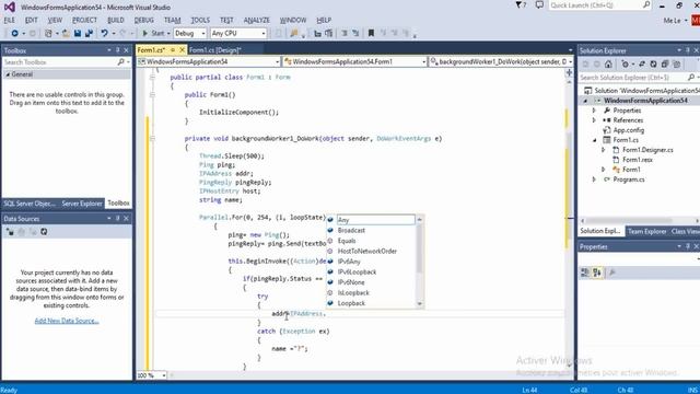 Scan Network using C# смотреть онлайн