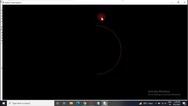 Draw Vibrate Circle using Python Turtle Graphics || Techie Lagan смотреть онлайн