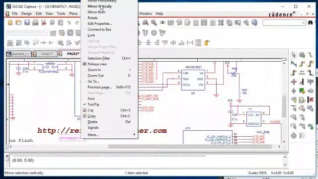 OrCAD Schematics - Off page connector смотреть онлайн