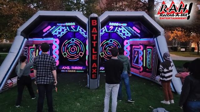 Want To Throw Axes In The Dark? Check Out Our Glow Axe Throwing Rental! смотреть онлайн