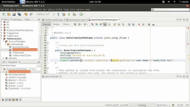 Tutorial 2 Twitter + Java: Autorización modo gráfico [geekytheory.com] смотреть онлайн