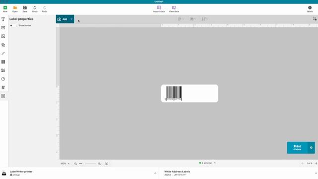 Print Barcode Labels Using Dymo Connect (Libib Pro Tutorial) смотреть онлайн