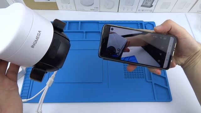 Уличная купольная поворотная камера видеонаблюдения с подсветкой и ночного видения умного дома Tuya смотреть онлайн