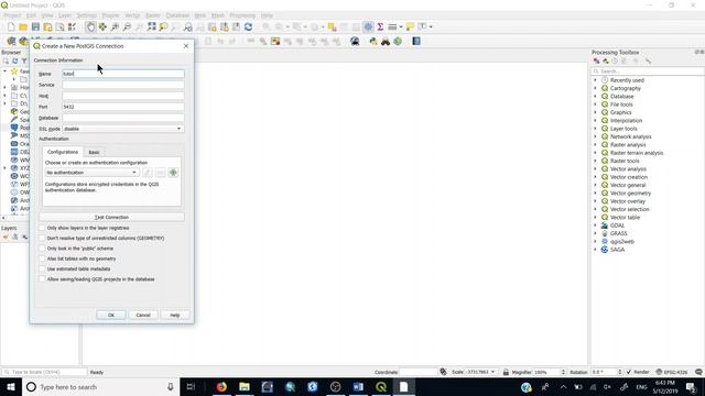Connecting QGIS to PostgreSQL Database смотреть онлайн